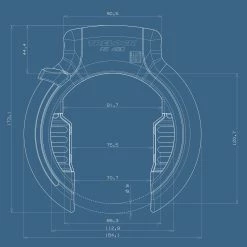 Trelock -Antivol De Cadre RS 480 XL -Accessoires Pour Vélos Soldes antivol de cadre trelock rs 48 xl dimensions 3840x2160