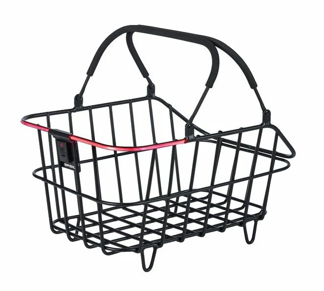 Basil - Panier Vélo Avec LED Intégrées - Cento Alu Multi System Nordlicht 3 Basil - Panier Vélo Avec LED Intégrées - Cento Alu Multi System Nordlicht