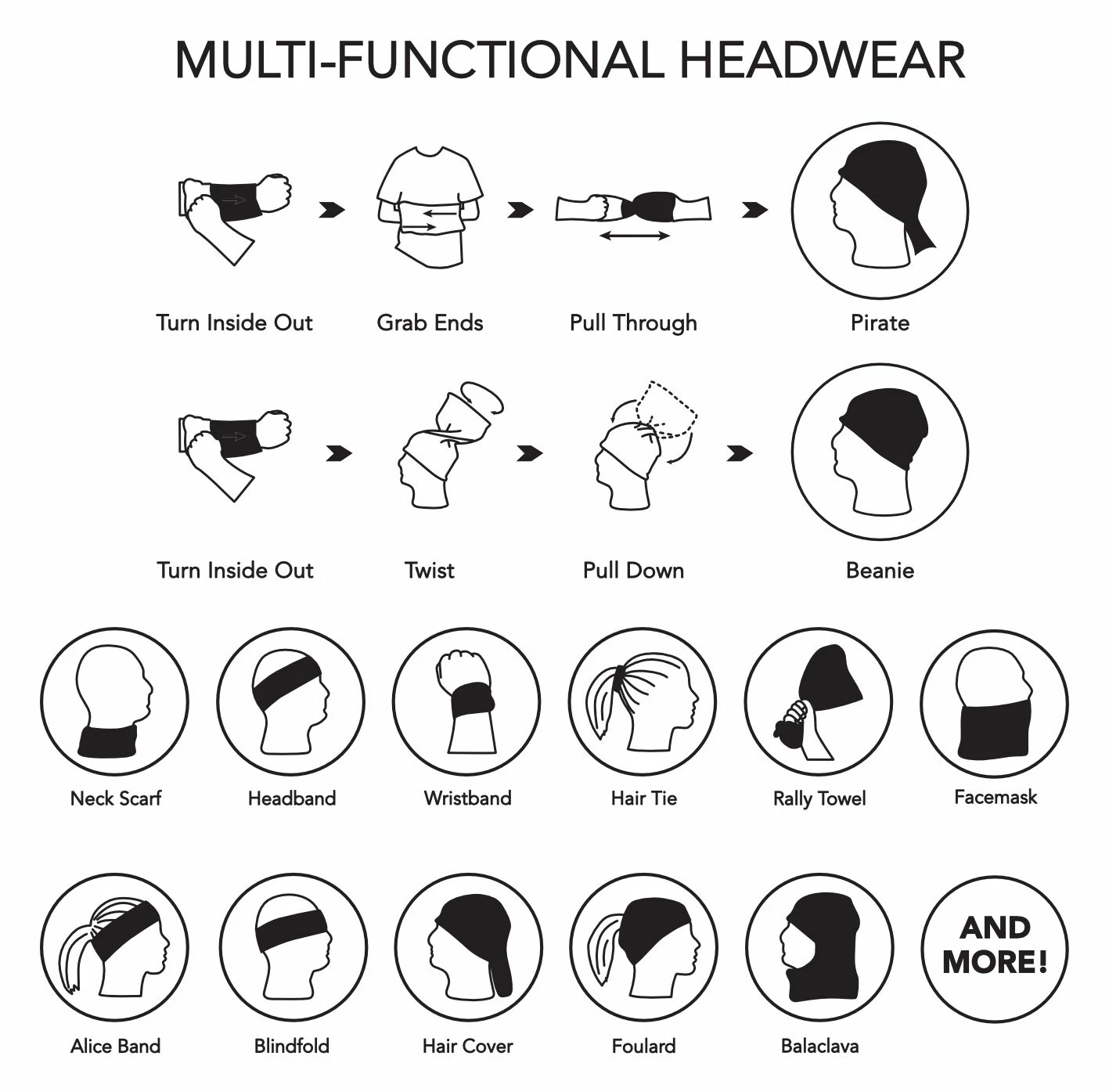 Elektrofahrrad24 EBike24 - Foulard Multifonction 6 Elektrofahrrad24 EBike24 - Foulard Multifonction – Image 4