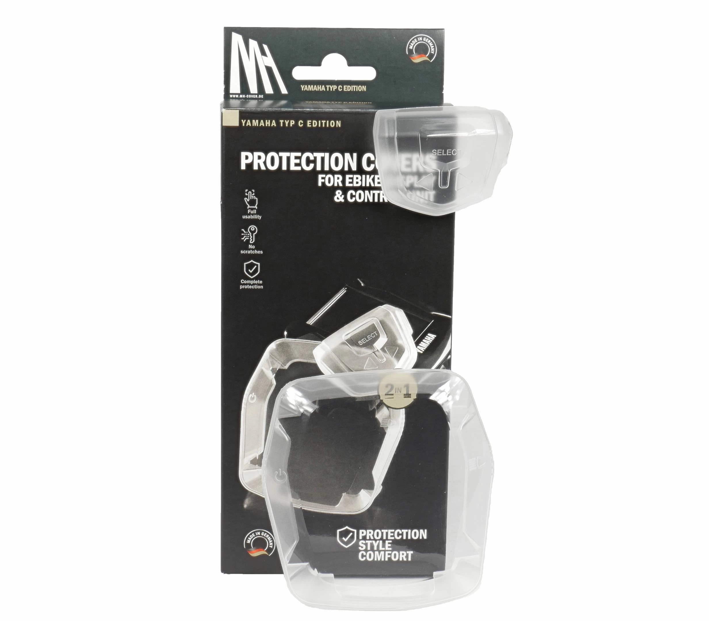 MH Cover - Coques Pour écran Yamaha Display C & Commande Au Guidon 3 MH Cover - Coques Pour écran Yamaha Display C & Commande Au Guidon