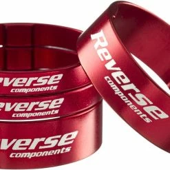 Reverse Components Reverse - Set D'entretoises De Direction “Spacer 1 1/8" -Accessoires Pour Vélos Soldes reverse set entretoises de direction spacer 1 1 8 pouces rouge 3840x2160