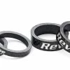 Reverse Components Reverse - Set D'entretoises De Direction Carbone 10mm / 5mm 1 1/8" (noir) -Accessoires Pour Vélos Soldes reverse set entretoises direction carbone 3840x2160