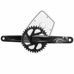 Flyer Sram - Paire De Manivelles EX1 ISIS Noir -Accessoires Pour Vélos Soldes sram e e bike crank set ex1 isisis black example 2 3840x2160