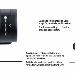 Supernova - Phare M99 PRO 2 E-45 -Accessoires Pour Vélos Soldes supernova phare m99 pro 2 e 45 3 3840x2160